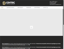 Tablet Screenshot of centriccapitalgroup.com
